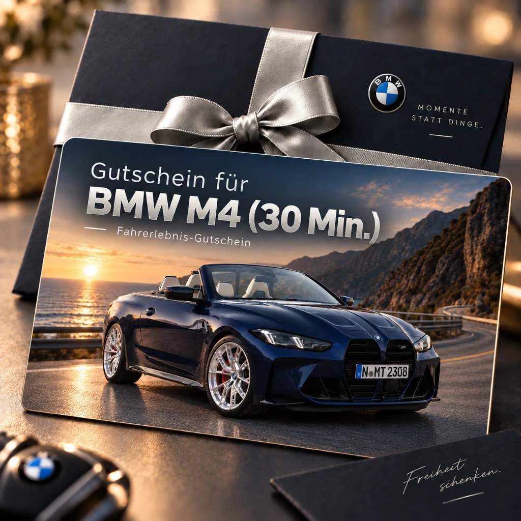 Gutschein für BMW M4 (30 Min.)