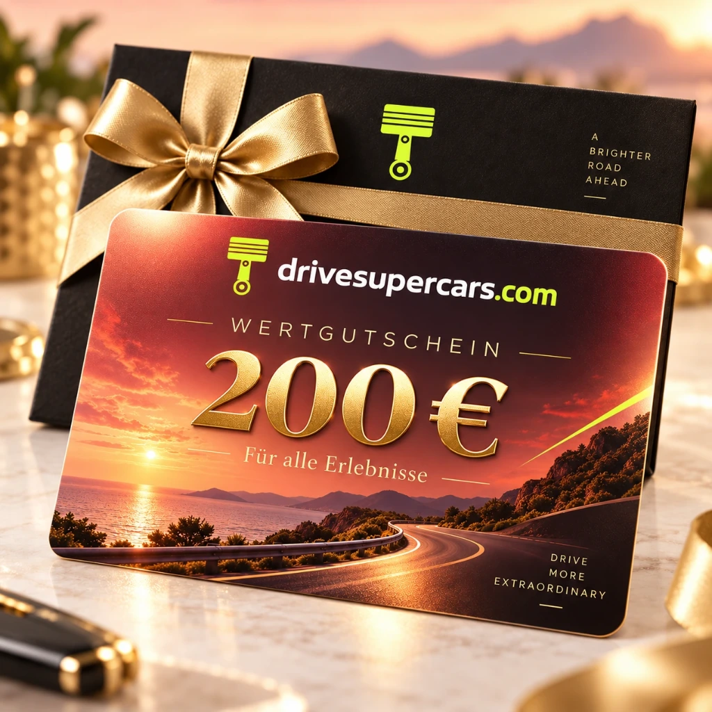 Supercar Wertgutschein – 200 €